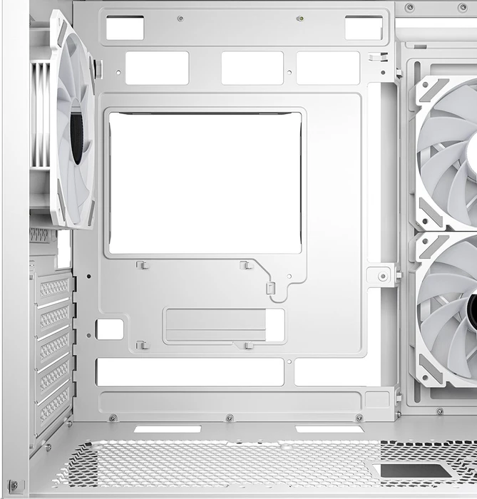 Sharkoon MK6 RGB White, Glasfenster