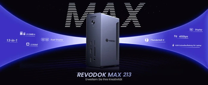 Ugreen Revodok Max 213 (EU), Thunderbolt 4 [Buchse]