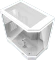 DarkFlash DQX90 White, Glasfenster Vorschaubild