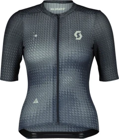Scott Unlimited SL Trikot kurzarm dark blue/fresh green (Damen)
