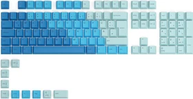 Glorious GPBT Keycaps, Kunststoff (PBT), Caribbean Ocean, blau, 115 Tasten (105+10), ISO-DE
