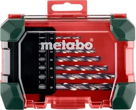 Metabo HSS-G Metallbohrer-Sortiment inkl. Werkzeugbox, 8-tlg.