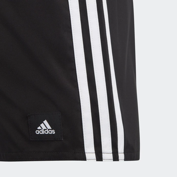 adidas 3-Streifen Badeshorts schwarz/weiß (Junior)