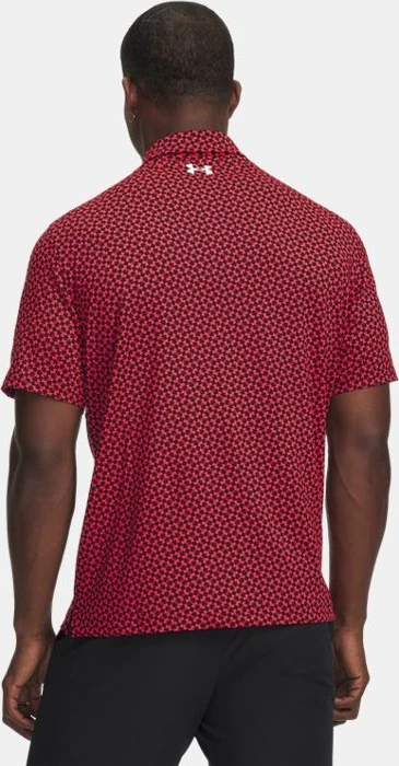 Under Armour Tee To Green Printed Poloshirt kurzarm racer red/black/white (Herren)