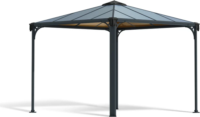 Palram Canopia Palermo Gazebo 3000 Pavillon grau (702425)