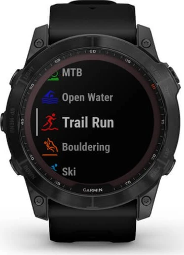 Garmin Fenix 7X Sapphire Solar black dlc titanium/black