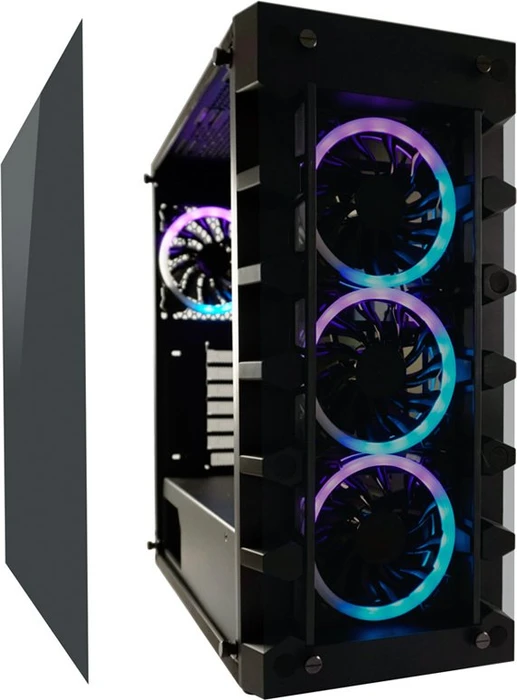 LC-Power Gaming 709B Solar_System_X, Glasfenster