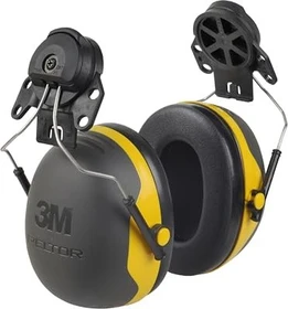3M Peltor X2P3E Helm-Gehörschutz schwarz/gelb