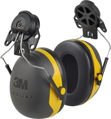 3M Peltor X2P3E Helm-Gehörschutz schwarz/gelb