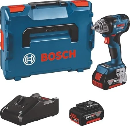 Bosch Professional GDS 18V-330 HC Akku-Schlagschrauber inkl. L-Boxx + 2 Akkus 5.0Ah