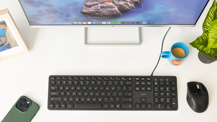 BlueBuilt Kabelgebundene Tastatur, schwarz, USB, DE