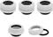 Corsair Hydro X Series XF Hardline, OD Fitting G1/4" auf 14mm, weiß, 4er-Pack Vorschaubild