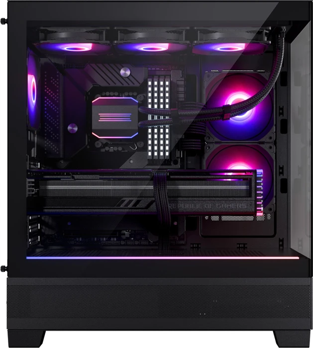 Phanteks XT View Black, schwarz, Glasfenster