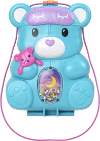 Mattel Polly Pocket - Sleepover Teddybär-Tasche