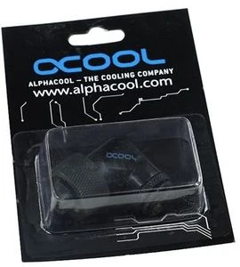 Alphacool HF Schraubanschluss 90°, schwarz