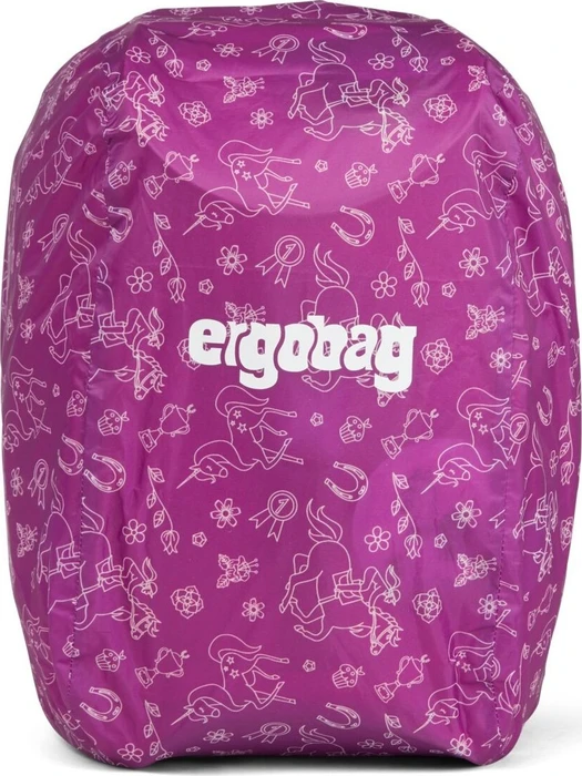 Ergobag Regenhülle Mini Pferde rosa