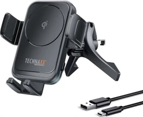 Technaxx TX-322 KFZ-Ladehalterung Qi 15W schwarz
