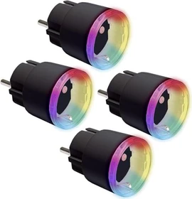 Shelly Plus Plug S Gen2, schwarz, 2500W, Smart-Steckdose, 4er-Pack