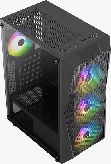 AeroCool Falcon ARGB, Glasfenster