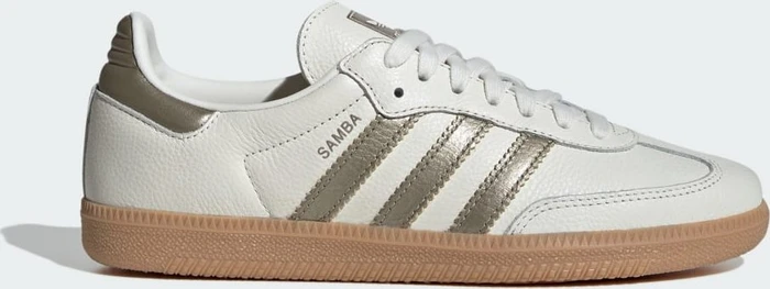 adidas Samba OG off white/cyber metallic/wonder gold met. (Damen)