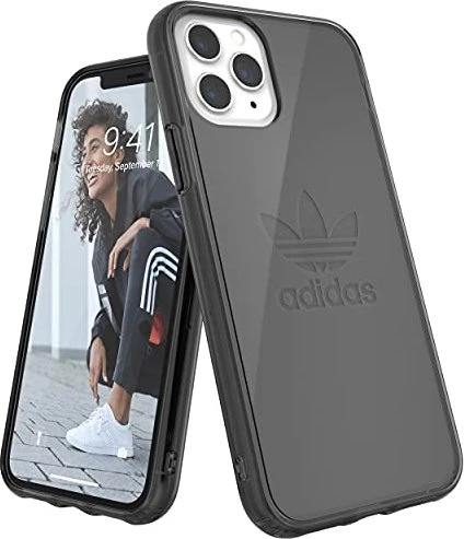 adidas Protective Clear Case Big Logo für Apple iPhone 11 Pro schwarz