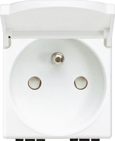Bticino LivingLight Steckdose französischer Standard, weiß