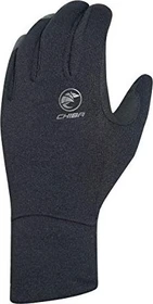 Chiba Polarfleece Fahrradhandschuhe schwarz