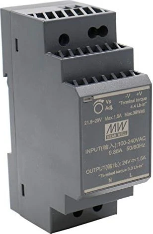 Mean Well Schaltnetzteil, Hutschiene, 36W, 48V, 0.75A