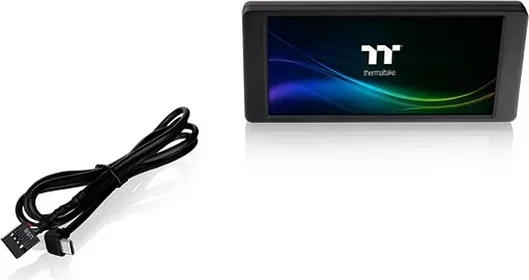 Thermaltake LCD Panel Kit 6.0" für Thermaltake View 390 Air/Thermaltake View 390 TG, Monitor Kit, Black
