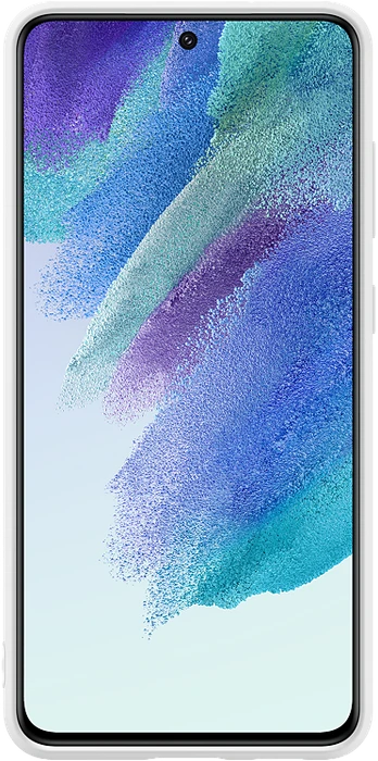 Samsung Silicone Cover für Galaxy S21 FE White