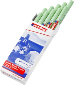 edding 751 Glanzlackmarker pastellgrün, 10er-Pack