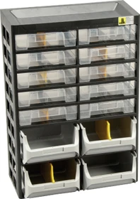 Allit VarioPlus Basic D21 Sortimentskasten schwarz