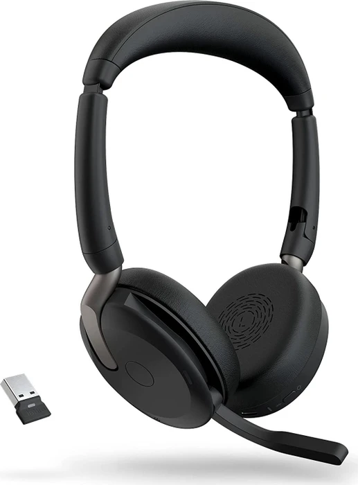 Jabra Evolve2 65 Flex USB-A MS inkl. Wireless Charging Pad
