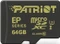Patriot EP Serie, microSD UHS-I U1 Vorschaubild