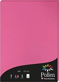 Clairefontaine Pollen Universalpapier intensivpink, A4, 120g/m², 50 Blatt