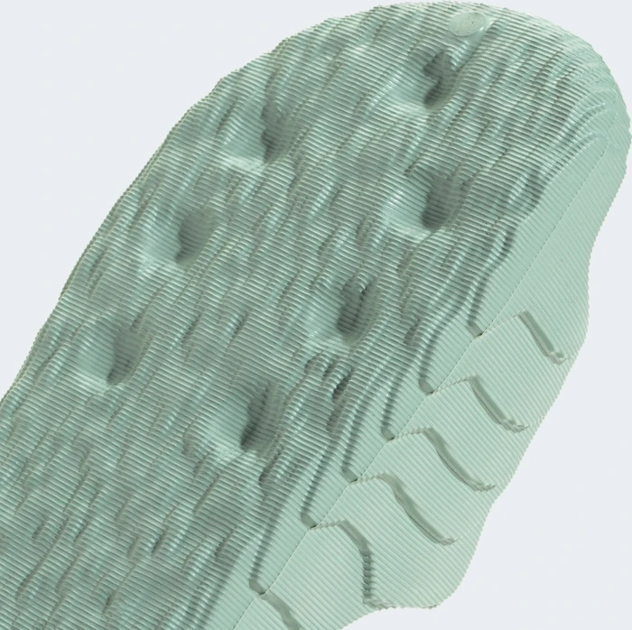adidas Adilette 22 hazy green/core black