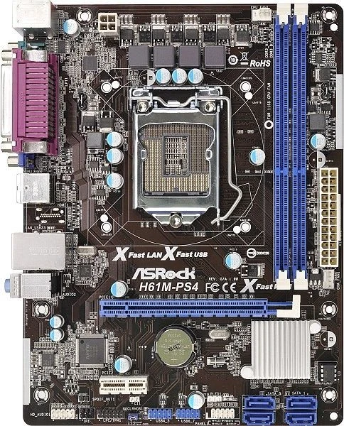 ASRock H61M-PS4 (Intel 1155)