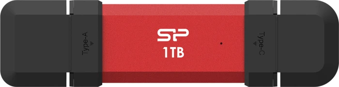 Silicon Power DS72 1TB rot, USB-A + USB-C, USB 3.2 Gen 2×1