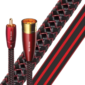 Audioquest Red River XLR Audio Kabel 0.75m rot