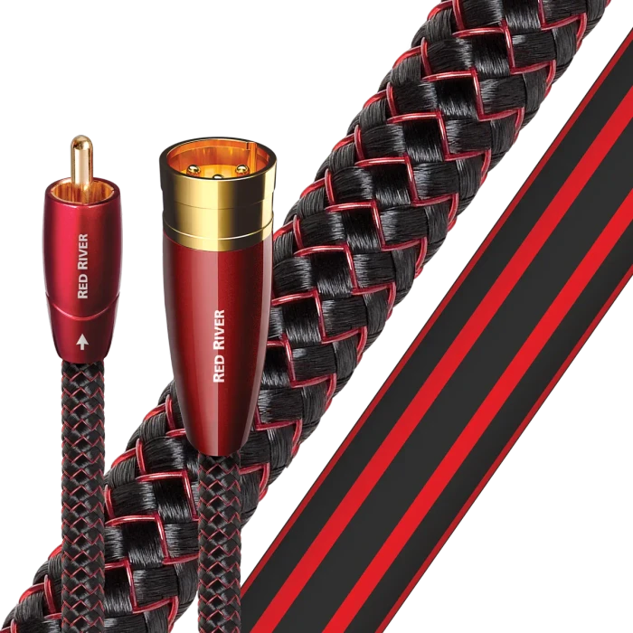 Audioquest Red River XLR Audio Kabel 0.75m rot