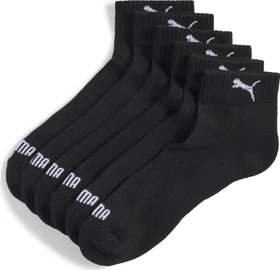Puma Cushioned Quarter Socken schwarz, 3 Paare