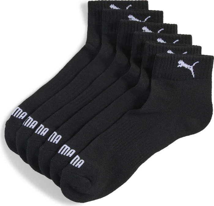 Puma Cushioned Quarter Socken, 3 Paare