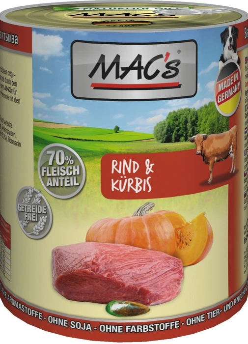 MAC's Dog Rind und Kürbis