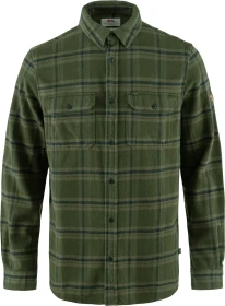 Fjällräven Övik Heavy Flannel Hemd langarm deep forest/laurel green (Herren)