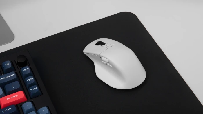 Keychron M6 Wireless Mouse weiß, 4K PixArt 3395, USB/Bluetooth