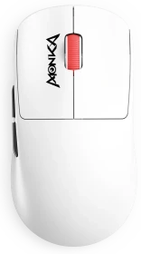 Marvo Monka Prime G997W Lightweight Tri-Mode Wireless Mouse weiß, USB/Bluetooth