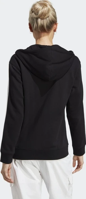 adidas Essentials 3-Streifen French Terry Regular Hoodie schwarz/weiß (Damen)