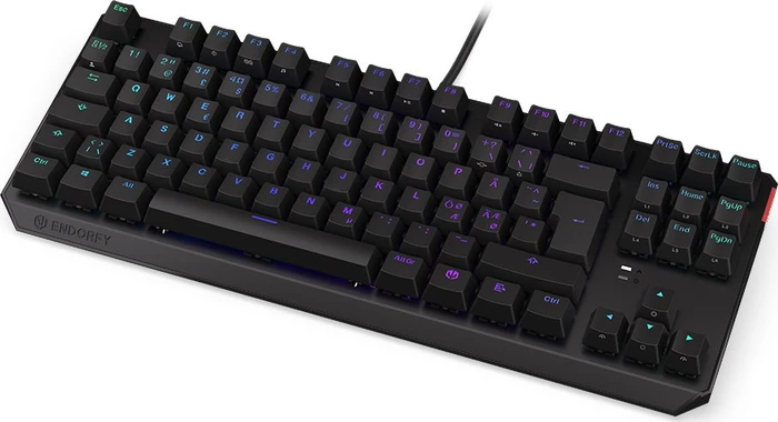 Endorfy Thock TKL, PBT, LEDs RGB, Kailh RED, USB, ND
