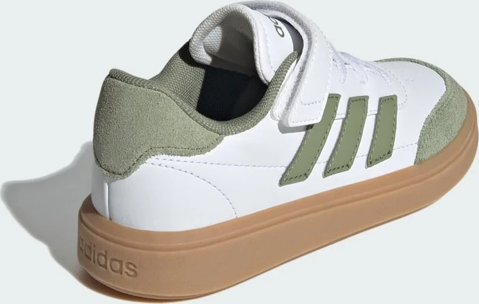 adidas Courtblock cloud white/tent green/gum (Junior)