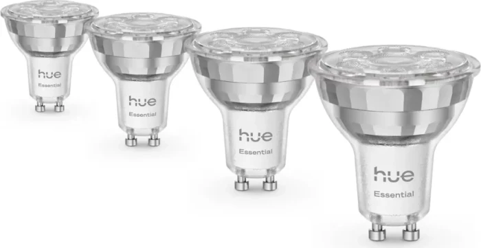 Philips Hue Essential White and Color Ambiance 345 GU10 4.7W, 4 Stück